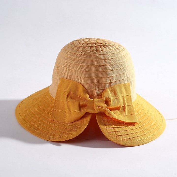 All-match Peach Heart Foldable Sunscreen Sun Hat Image 6