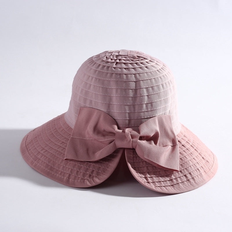 All-match Peach Heart Foldable Sunscreen Sun Hat Image 8