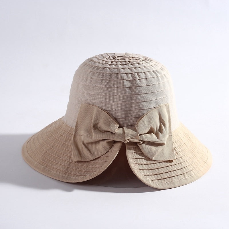 All-match Peach Heart Foldable Sunscreen Sun Hat Image 11