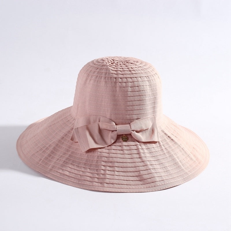 Womens All-match Large-edge Foldable Sun Hat Image 10