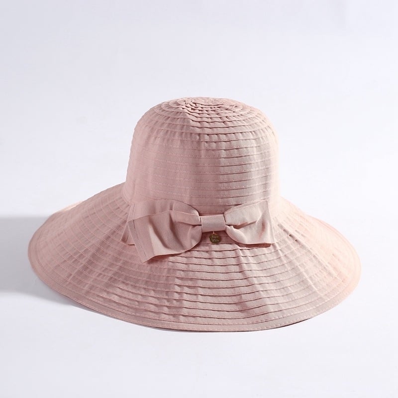 Womens All-match Large-edge Foldable Sun Hat Image 1