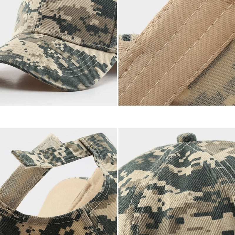 Unisex Outdoor Sports Digital Camouflage Baseball Cap Image 4