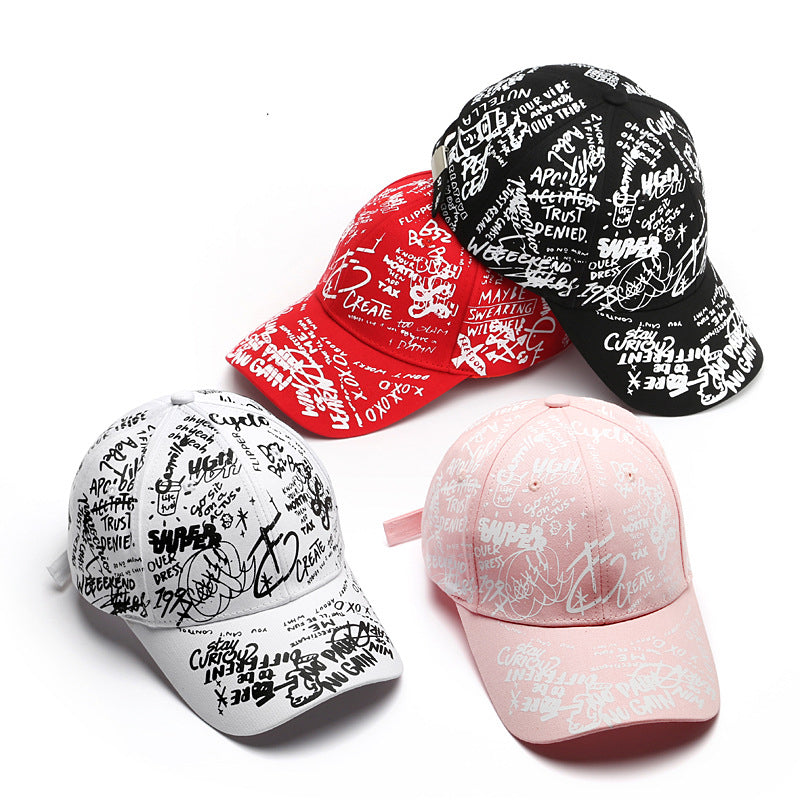 Unisex Outdoor Graffiti Hip Hop Sun Hat Image 1