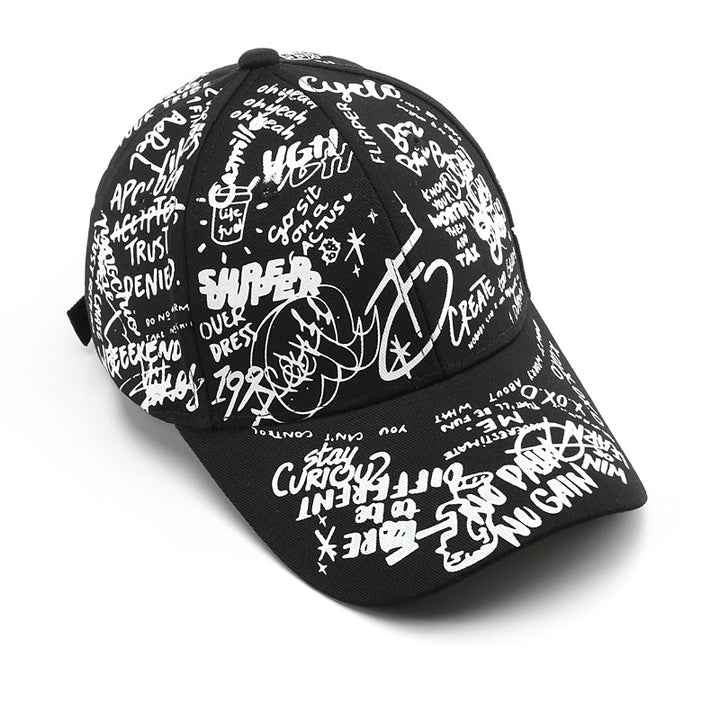 Unisex Outdoor Graffiti Hip Hop Sun Hat Image 4