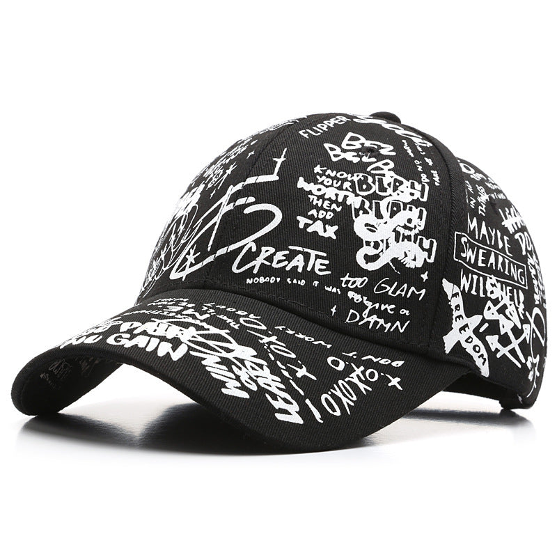 Unisex Outdoor Graffiti Hip Hop Sun Hat Image 6