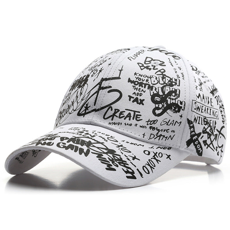 Unisex Outdoor Graffiti Hip Hop Sun Hat Image 7