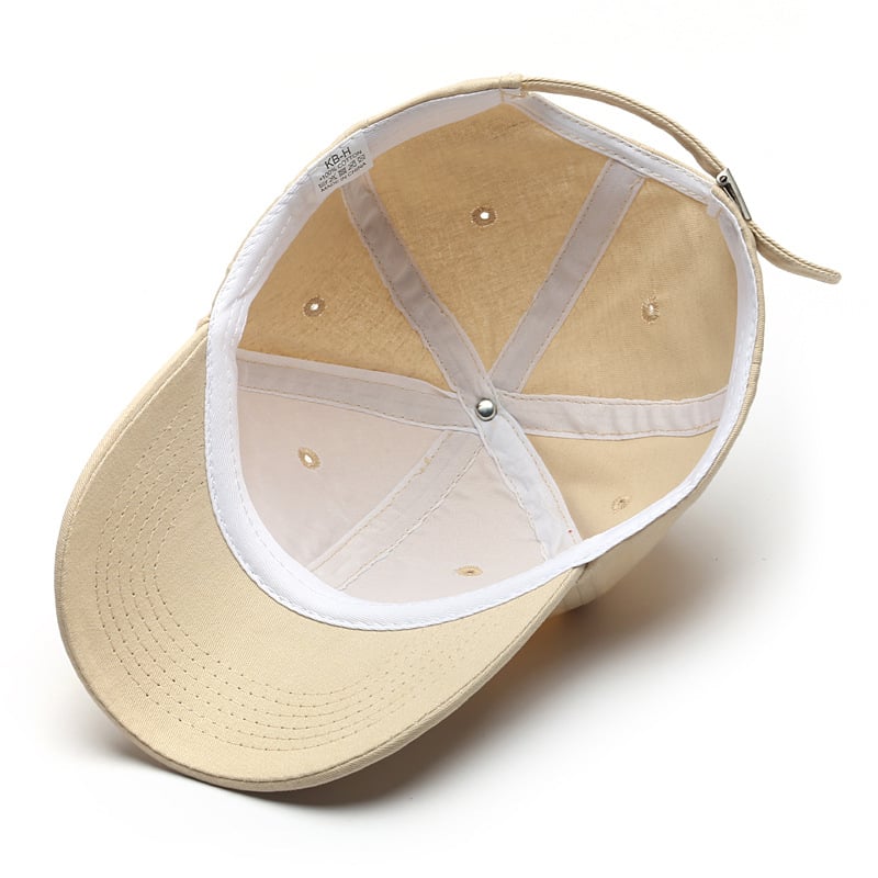 Unisex Soft Top Letter Embroidered Outdoor Sun Hat Image 4