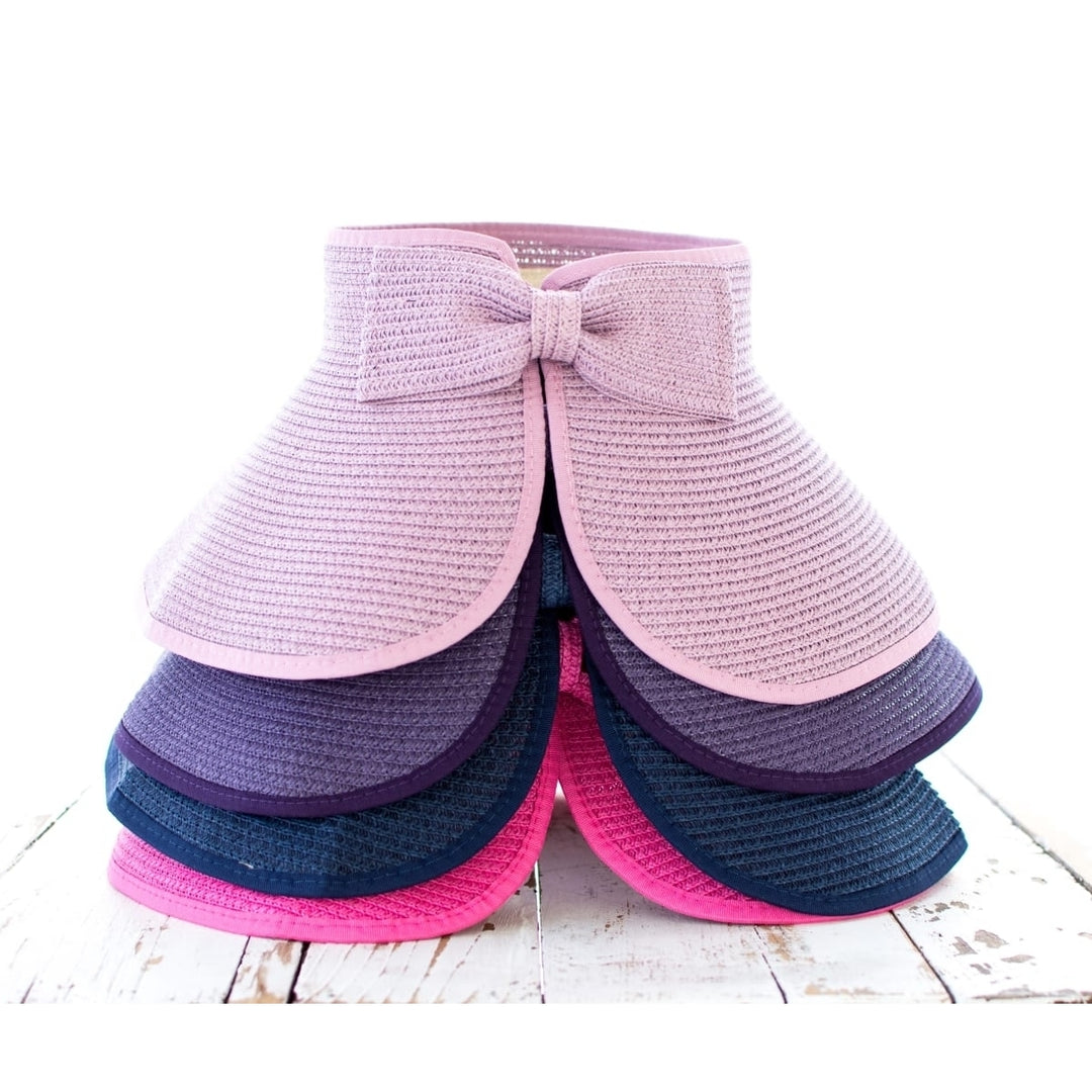 Foldable Wide Brim Bow Visor Image 4