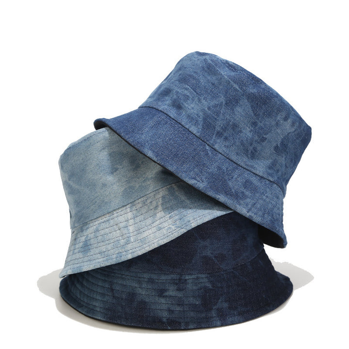 3-color Denim Double-sided Basin Hat Image 1