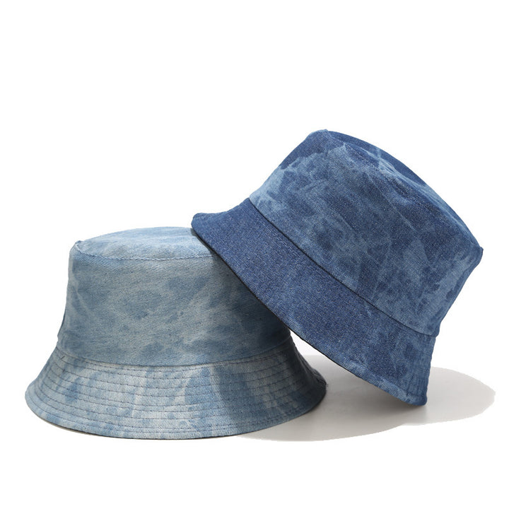 3-color Denim Double-sided Basin Hat Image 3