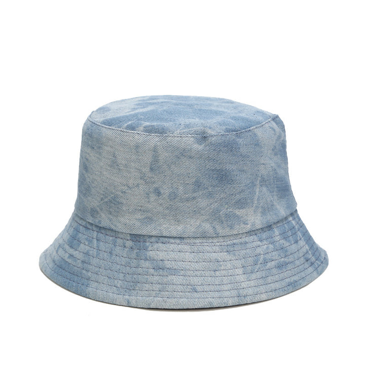 3-color Denim Double-sided Basin Hat Image 6