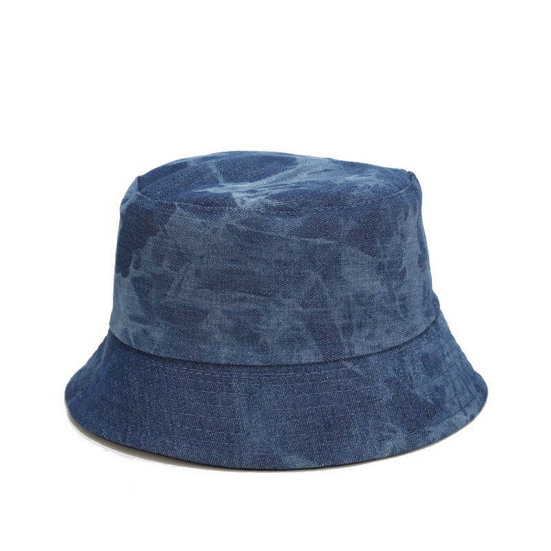 3-color Denim Double-sided Basin Hat Image 7