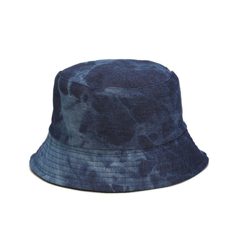 3-color Denim Double-sided Basin Hat Image 8