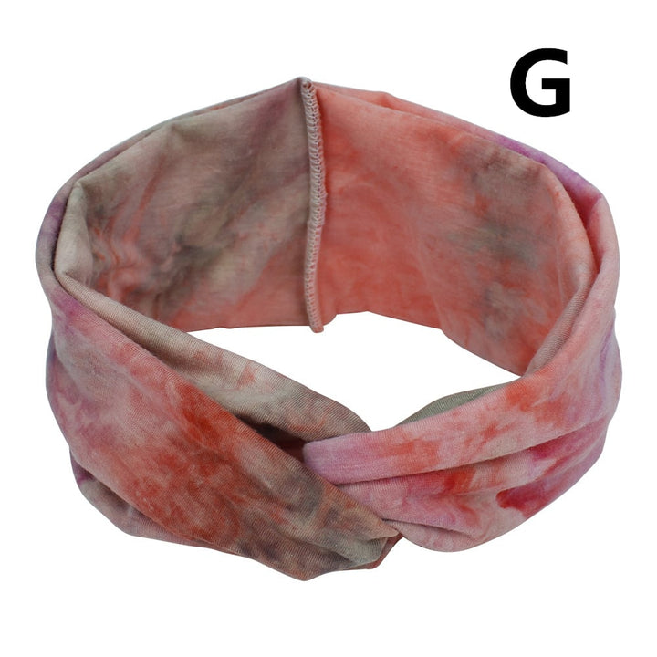 Tie Dye Twist Headwraps Image 1