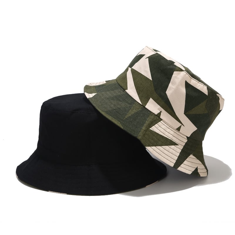 Camouflage Double-sided Fisherman Hat Image 4