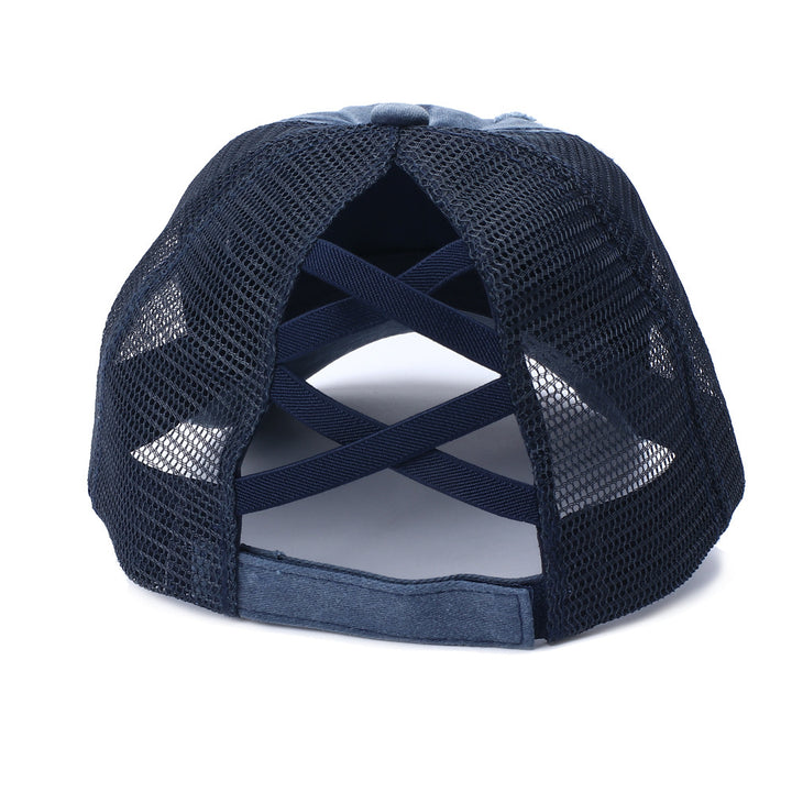 Cross Washed Baseball Outdoor Sun Hat Image 4