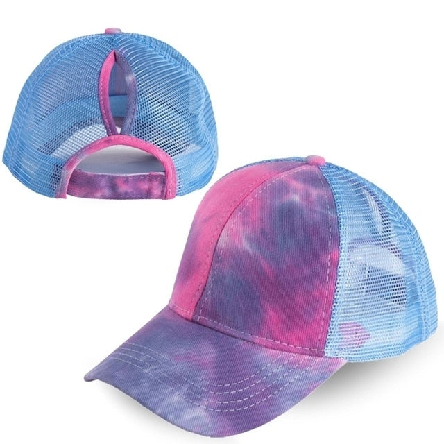 Tie-dye Open Cross Sunhat Image 10