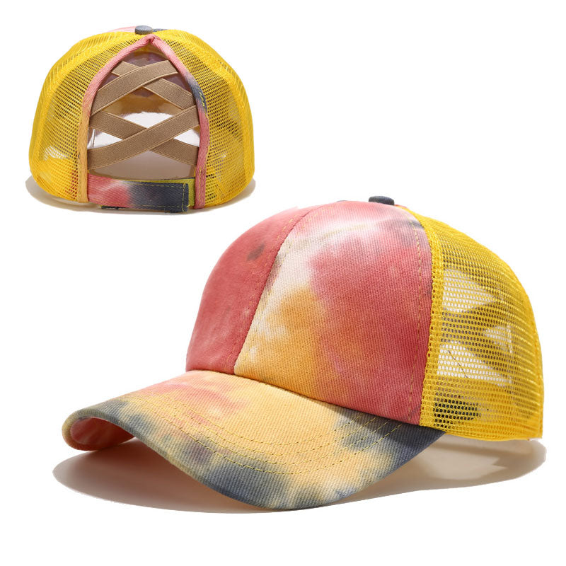 Tie-dye Open Cross Sunhat Image 12