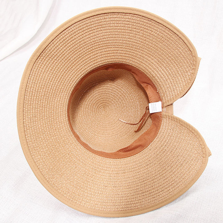 Simple And Versatile Sunscreen Straw Hat Image 4