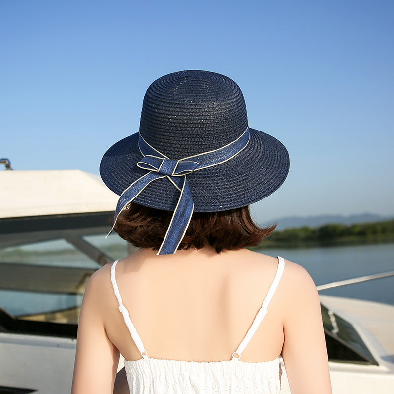 Ladies Fashion Fringed Beach Hat Image 1