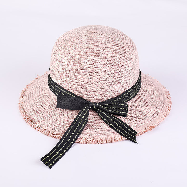 Ladies Fashion Fringed Beach Hat Image 8