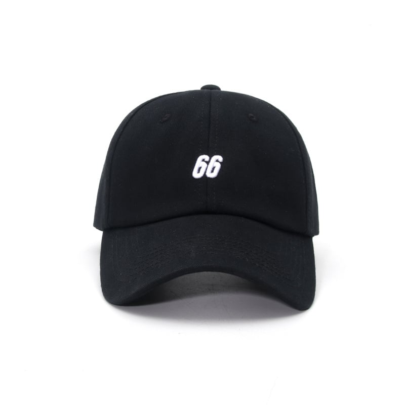 Unisex Embroidery Number 66 Baseball Cap Image 1