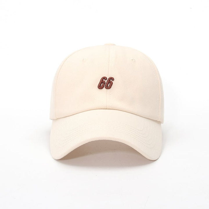 Unisex Embroidery Number 66 Baseball Cap Image 2