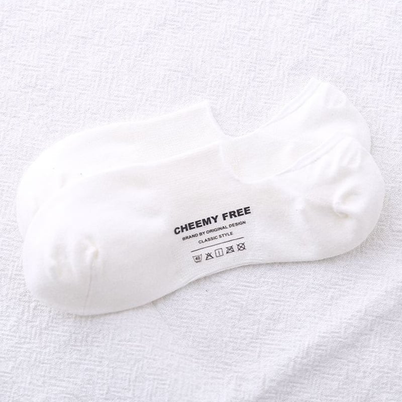 10-Pack Printed Rubber Anti-drop Heel Boat Socks Image 6