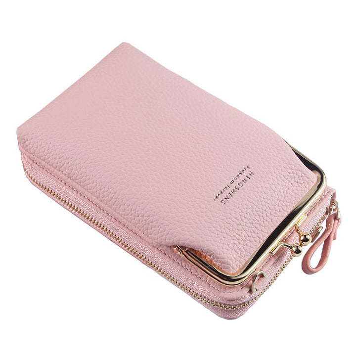 Cute Student Lady Cross Body PU Wallet Image 1