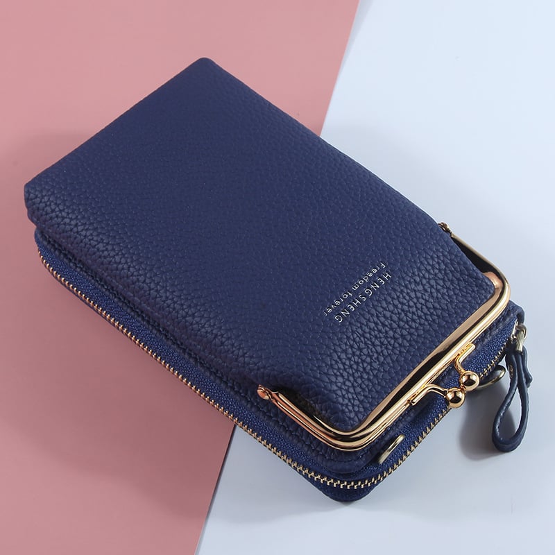 Cute Student Lady Cross Body PU Wallet Image 1