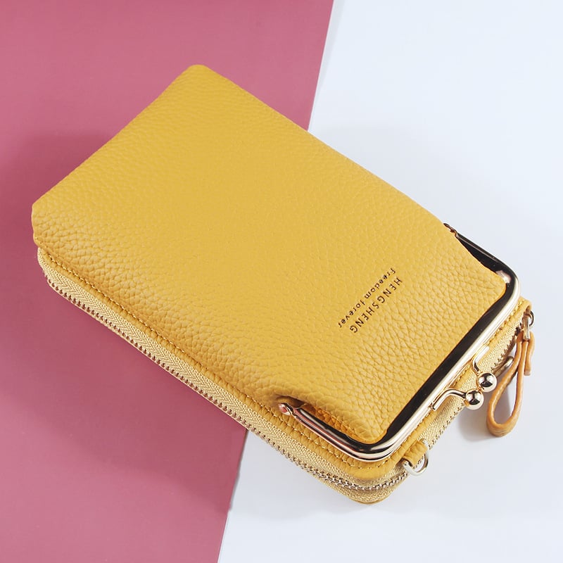 Cute Student Lady Cross Body PU Wallet Image 1