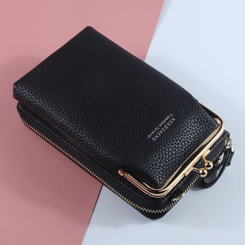 Cute Student Lady Cross Body PU Wallet Image 1