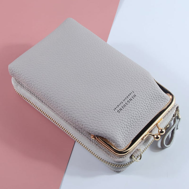 Cute Student Lady Cross Body PU Wallet Image 1