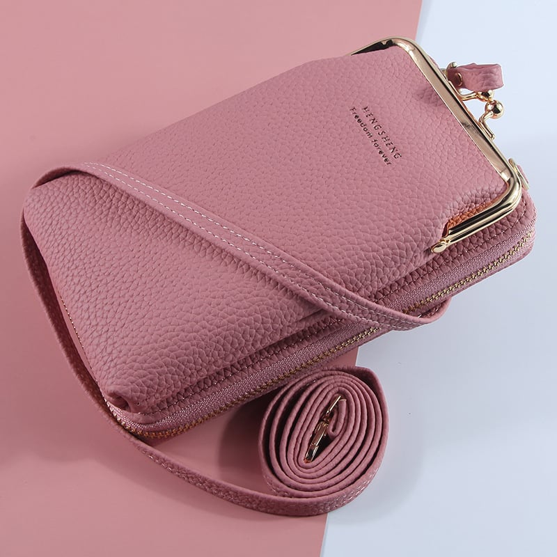 Ladies Mobile Phone Diagonal One-shoulder Clutch Image 1