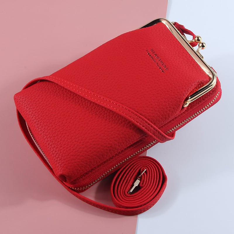 Ladies Mobile Phone Diagonal One-shoulder Clutch Image 1