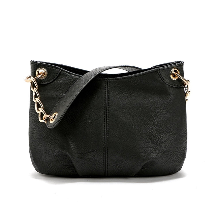 Ladies Simple Chain Shoulder Handbag Image 6