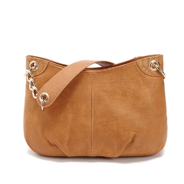 Ladies Simple Chain Shoulder Handbag Image 1