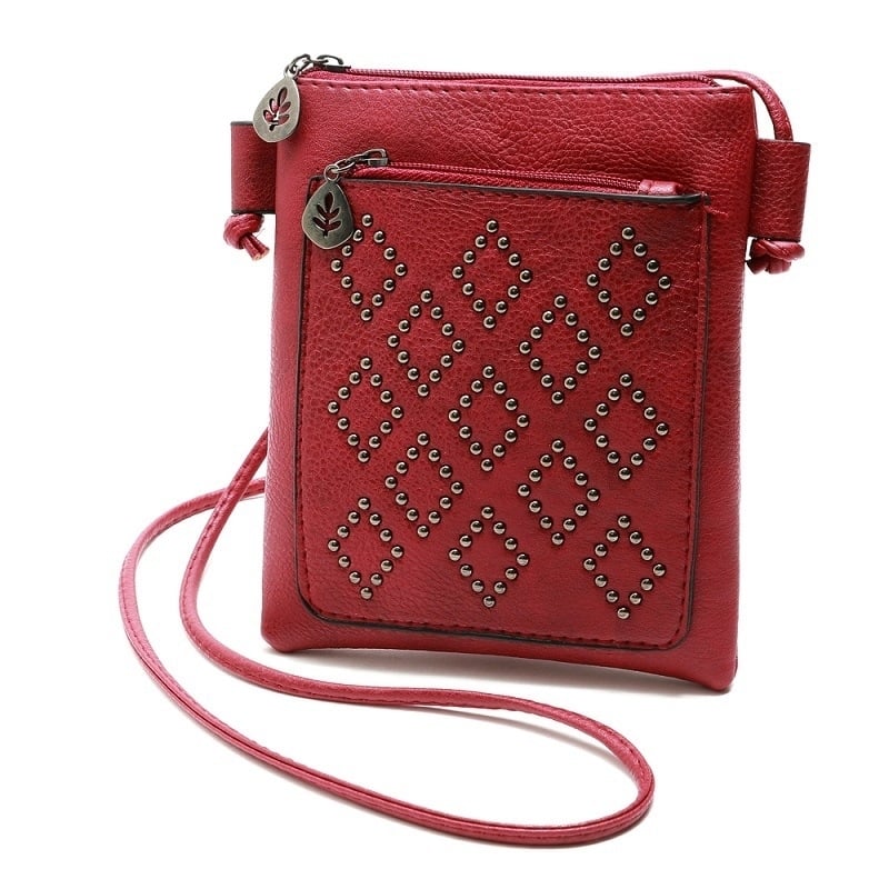 Simple Wicker Phone Bag Women Image 1