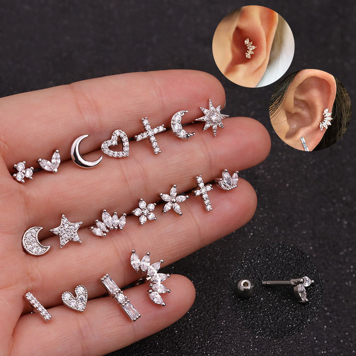 Stainless Steel Womens Ear Bone Nails Image 2