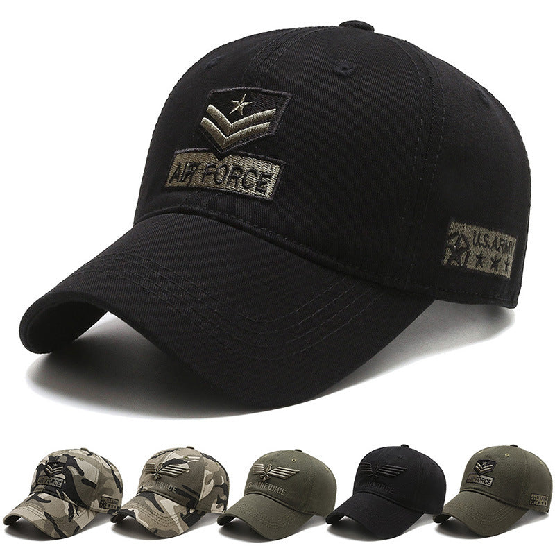 Mens Camouflage Visor Baseball Cap Image 1