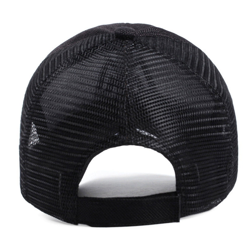 Mens Letters Sunscreen Baseball Net Cap Image 4