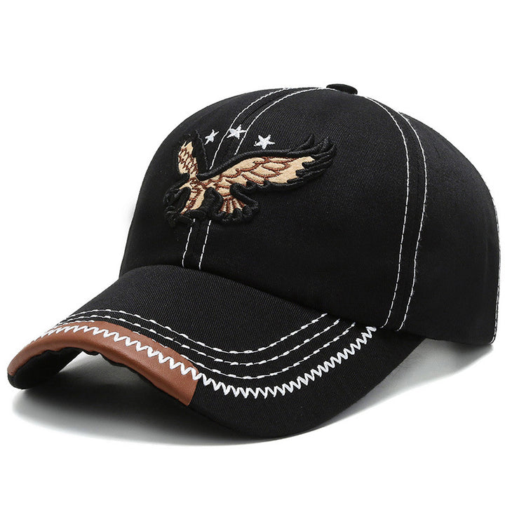 3-color Embroidered Eagle Mens Cap Image 1