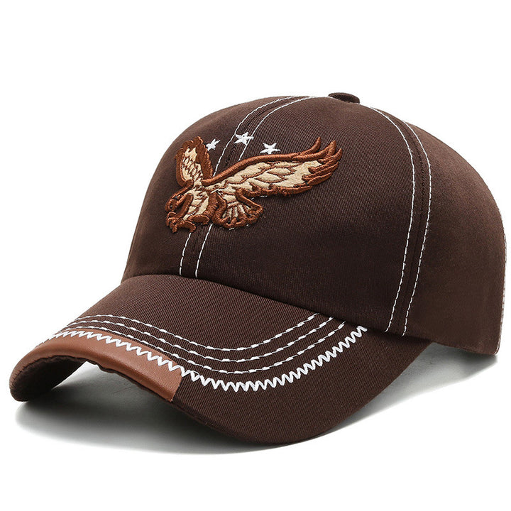 3-color Embroidered Eagle Mens Cap Image 7