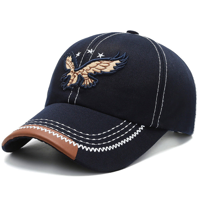 3-color Embroidered Eagle Mens Cap Image 1