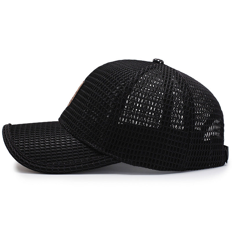 Unisex Outdoor Sunscreen All-match Net Cap Image 3