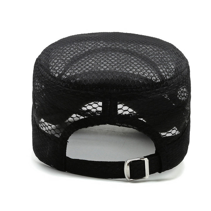 Mens Middle-aged Comfortable Breathable Mesh Cap Image 3