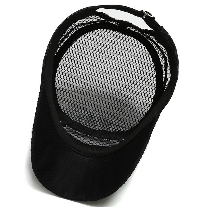 Mens Middle-aged Comfortable Breathable Mesh Cap Image 4