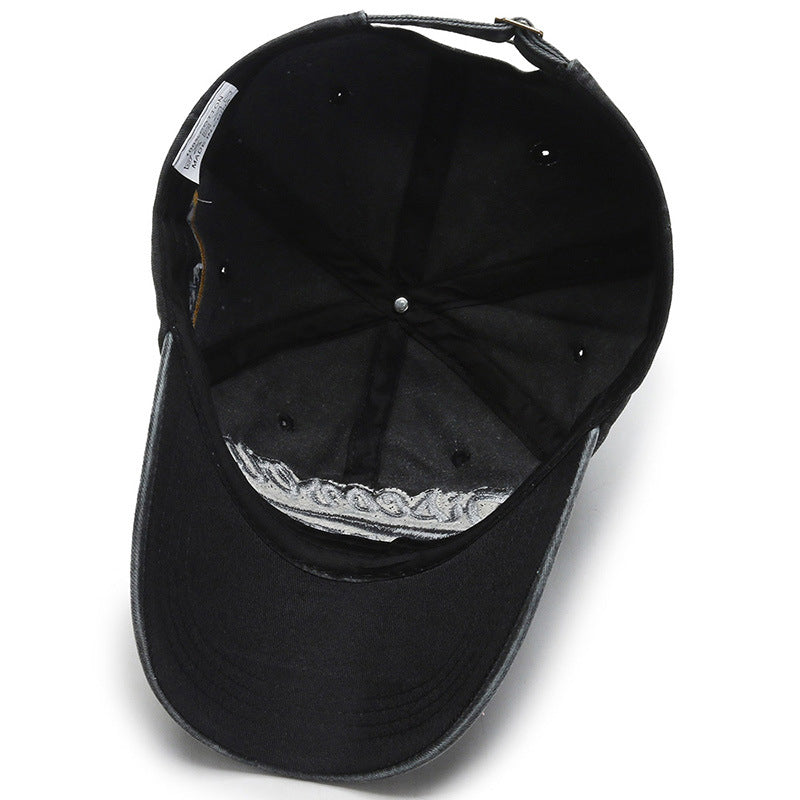 Fashion Printed Big Brim Mens Baseball Cap Image 4