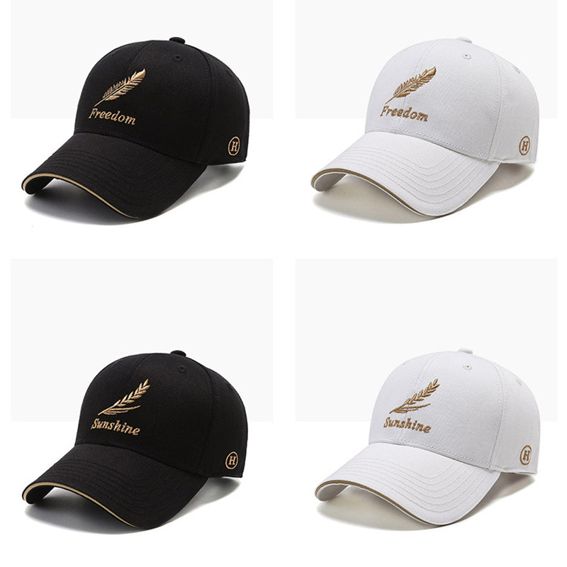 Feather Embroidery All-match Baseball Cap Unisex Image 2