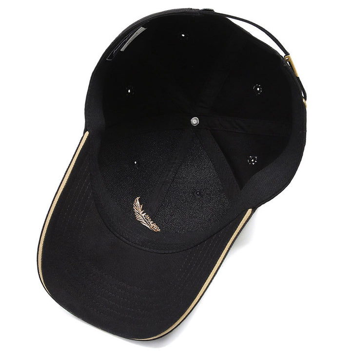 Feather Embroidery All-match Baseball Cap Unisex Image 4